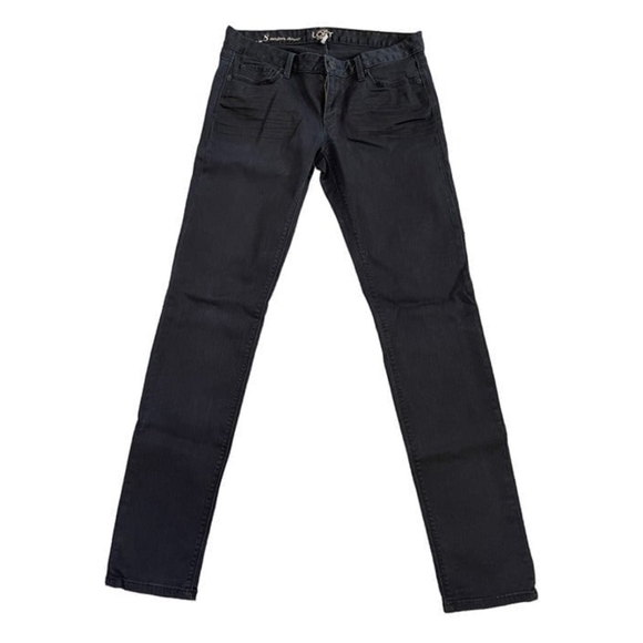 Women's Jeans Charcoal Gray Ann Taylor LOFT Jeans Modern Skinny Jeans Size 29/8 - Picture 2 of 5